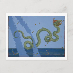 Constellatie van Serpens Caput en Serpens Cauda Briefkaart