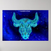 Constellatie van Tauras Poster (Voorkant)