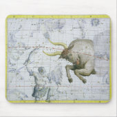 Constellatie van Taurus, bord 2 van 'Atlas Coele' Muismat (Voorkant)