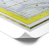 Constellatie van Taurus, bord 2 van 'Atlas Coele' Poster (Hoek)