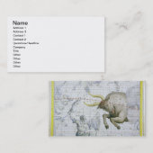 Constellatie van Taurus, bord 2 van 'Atlas Coele' Visitekaartje (Voorkant / Achterkant)