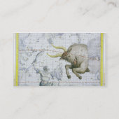 Constellatie van Taurus, bord 2 van 'Atlas Coele' Visitekaartje (Achterkant)