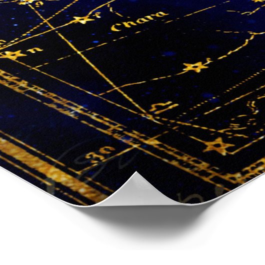 Constellatie van Ursa Major Poster (Hoek)