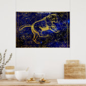 Constellatie van Ursa Major Poster (Keuken)