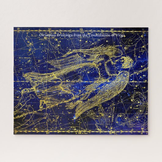Constellatie van Virgo Jigzaag Puzzle Legpuzzel (Horizontaal)