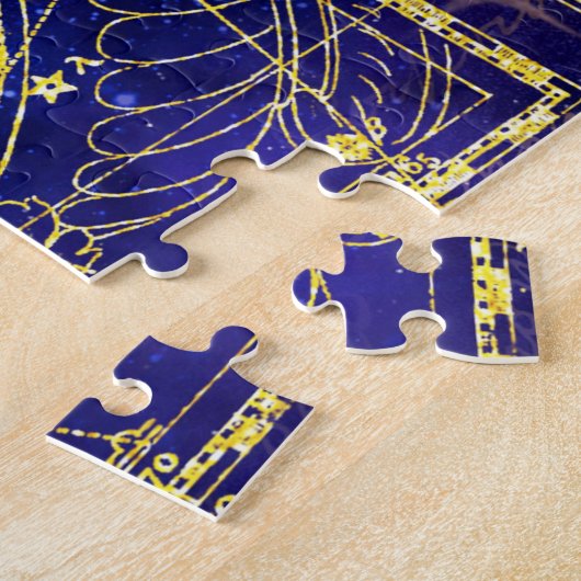 Constellatie van virgo legpuzzel (Zijkant)