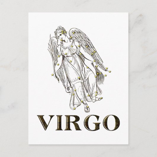 Constellatie: Virgo Briefkaart (Voorkant)