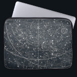 constellatiekaart laptop sleeve<br><div class="desc">Een gewijzigd hemellichaam Illustratie van Asa Smith geïllustreerde Astronomie,  1851.</div>