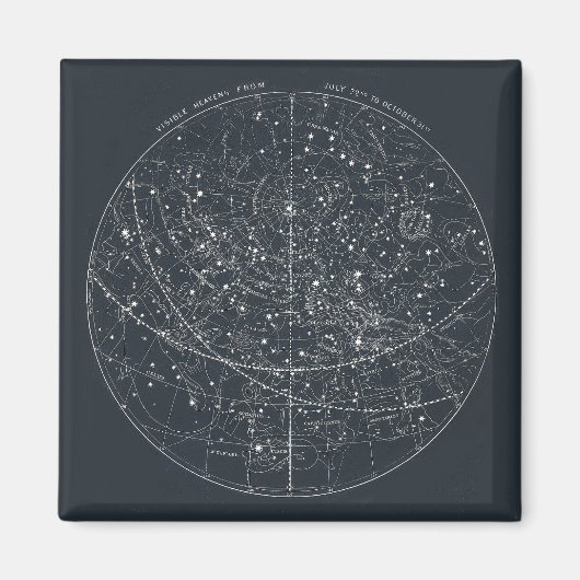 constellatiekaart magneet (Voorkant)