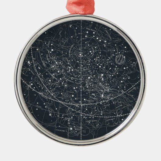  constellatiekaart metalen ornament (Voorkant)