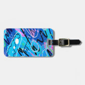 Constellaties Abstracte kunst Bagagelabel (Voorkant horizontaal)