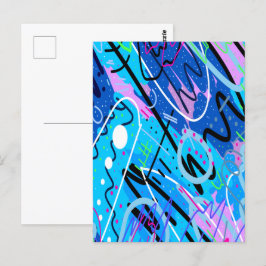 Constellaties Abstracte kunst Briefkaart