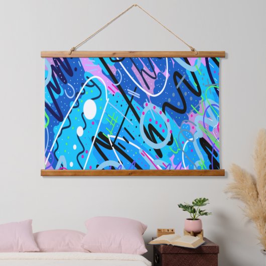 Constellaties Abstracte kunst Hangend Wandkleed (Slaapkamer)