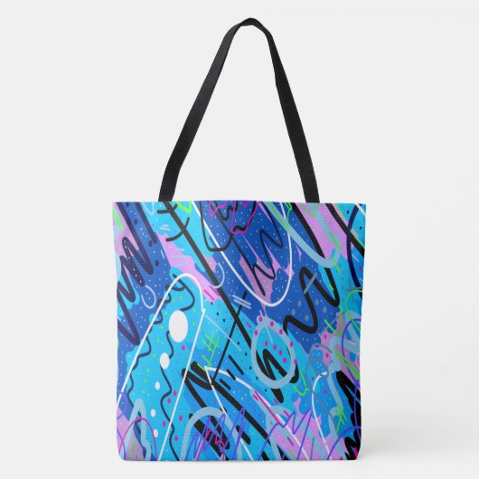 Constellaties Abstracte kunst Tote Bag (Voorkant)