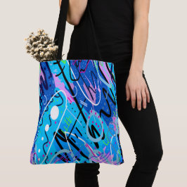 Constellaties Abstracte kunst Tote Bag