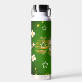 Constellaties en bloemen Waterfles (Voorkant)
