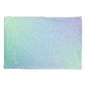 Constellaties Groene Paarse Gradiënt Sterren Kussensloop (Achterkant-Links)