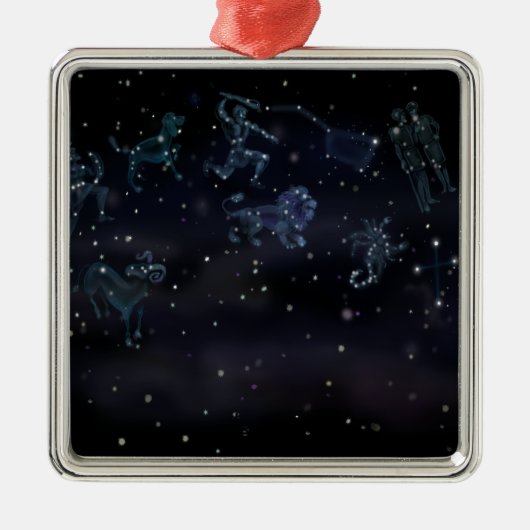 Constellaties Metalen Ornament (Voorkant)