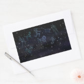 Constellaties Rechthoekige Sticker (Envelop)