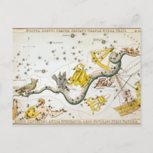 Constellaties - sterren - Klassieke astronomie Briefkaart