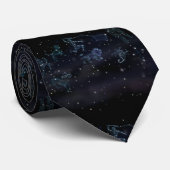 Constellaties Stropdas (Opgerold)