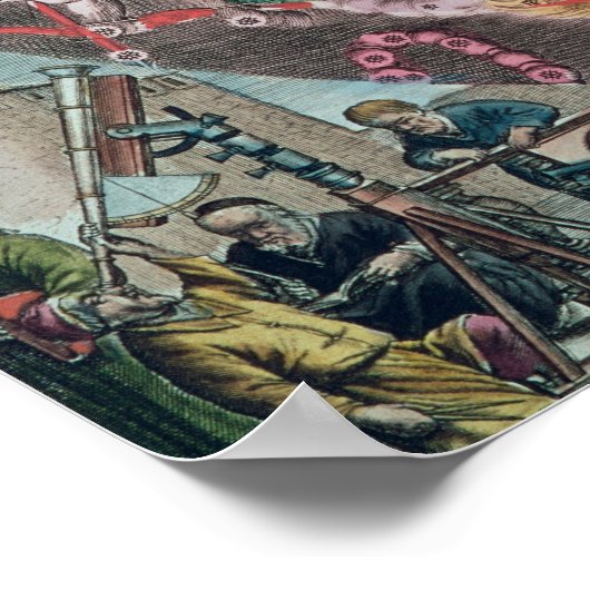 Constellaties van het zuidelijk halfrond poster (Hoek)