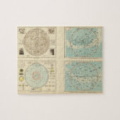 Constellaties, zonnestelsel, maan legpuzzel (Horizontaal)