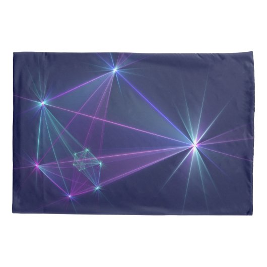 Constellation, Abstract Fantasy Fractal Art Kussensloop (Achterkant)