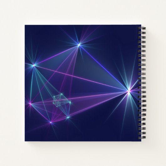 Constellation, Abstract Fantasy Fractal Art Notitieboek (Achterkant)