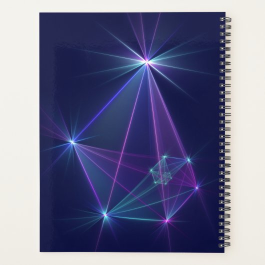 Constellation, Abstract Fantasy Fractal Art Planner (Achterkant)