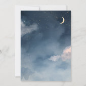 Constellation Baby Shower Invitation | Watercolor Kaart (Achterkant)