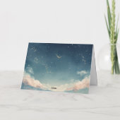 Constellation Baby Shower Thank You Card Bedankkaart (Achterkant)