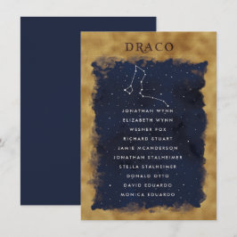 Constellation Celestial Zitkaart Kaart DRACO