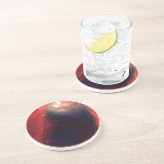 Constellation Draco Zandsteen Onderzetter (Zijkant)