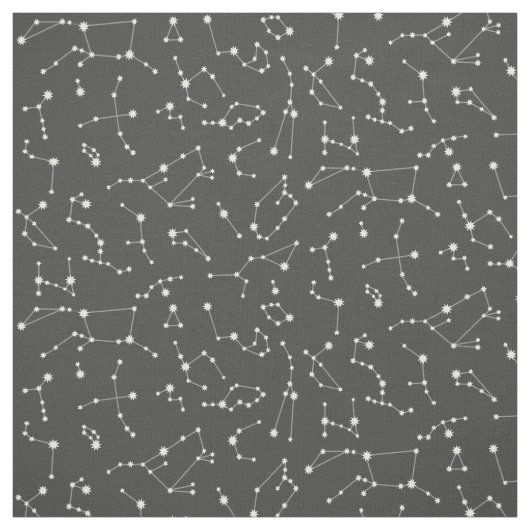 Constellation Fabric - houtskool Stof (Swatch)