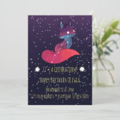 Constellation Fox Kaart (Staand voorkant)