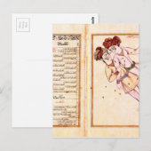 Constellation Gemeaux - al-Sufi Briefkaart (Voorkant / Achterkant)