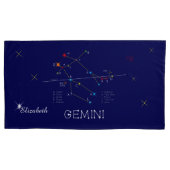 Constellation GEMINI, uniek, elegant Kussensloop (Voorkant)
