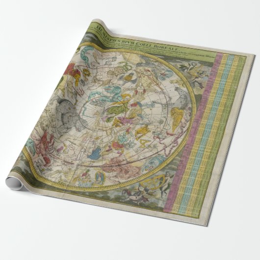  Constellation-inpakpapier Cadeaupapier (Uitgerold)