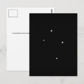 Constellation Libra van Leslie Peppers Briefkaart (Voorkant / Achterkant)