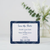 Constellation Night Sky Wedding Save the Date (Staand voorkant)