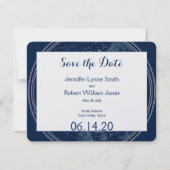 Constellation Night Sky Wedding Save the Date (Voorkant)