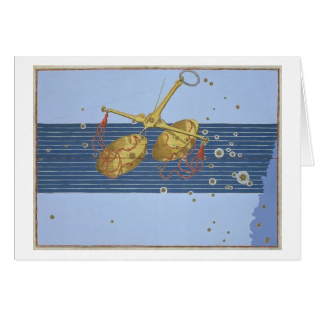 Constellation of Libra, van "Uranometria" door Joh (Voorkant Horizontaal)