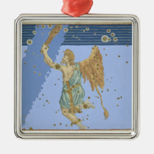 Constellation of Orion, van "Uranometria" door Joh Metalen Ornament