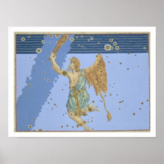 Constellation of Orion, van "Uranometria" door Joh Poster (Voorkant)