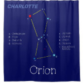 Constellation Orion Shower Cur Douchegordijn (Voorkant)