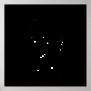 Constellation Orion van Leslie Peppers Poster