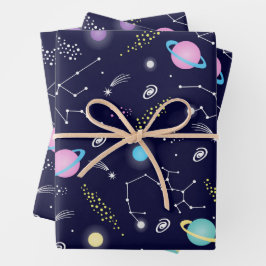 Constellation Pattern Inpakpapier Vel