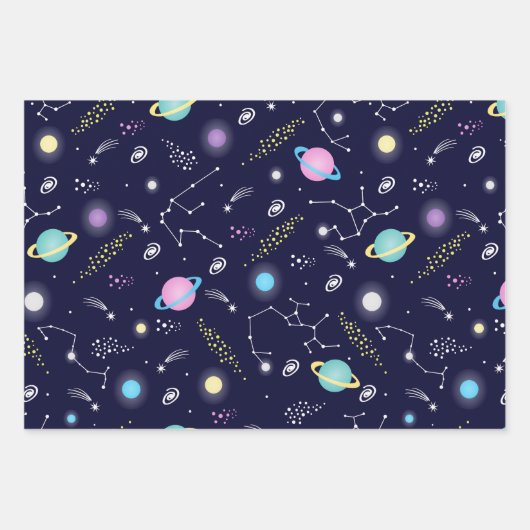 Constellation Pattern Inpakpapier Vel (Voorkant)
