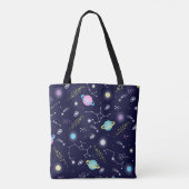 Constellation Pattern Tote Bag (Achterkant)